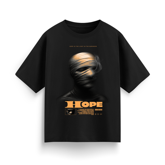 Hope Oversize Black T-Shirt