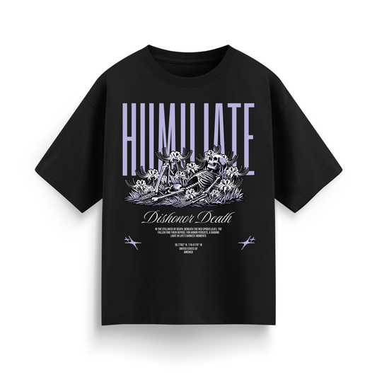 Humiliate, Oversize Black T-Shirt